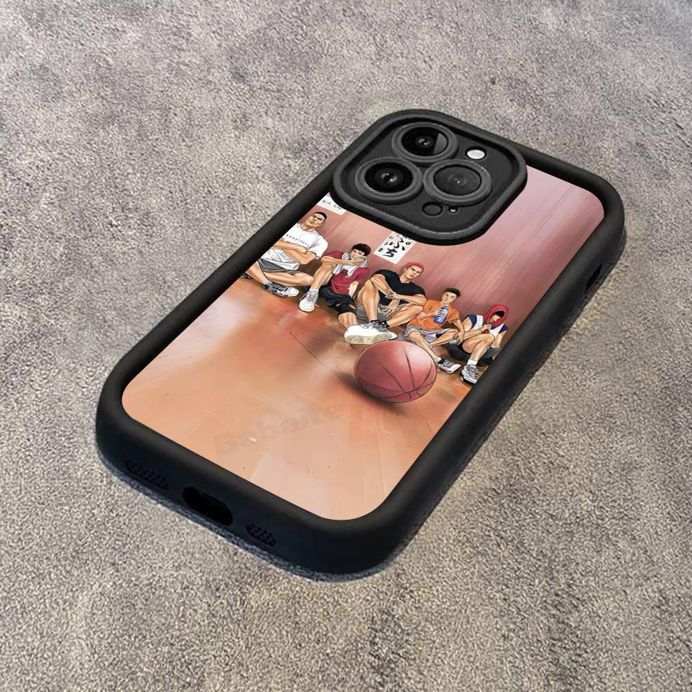 Japanese S-SLAM D-DUNK Phone Case For IPhone 17 16 15 13 11 12 14 Pro Max Plus Silicone Cover Shell
