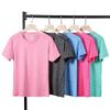 (M-4XL)Ice Silk Quick Dry Crossfit Sport T-Shirt Damen Fitness Tops Laufen Wandern Yoga Tennis Badminton Kurzarmshirt