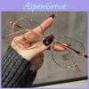 Retro Oval Eyeglasses Frame With Antiradiation Lenses For Fashionable Women