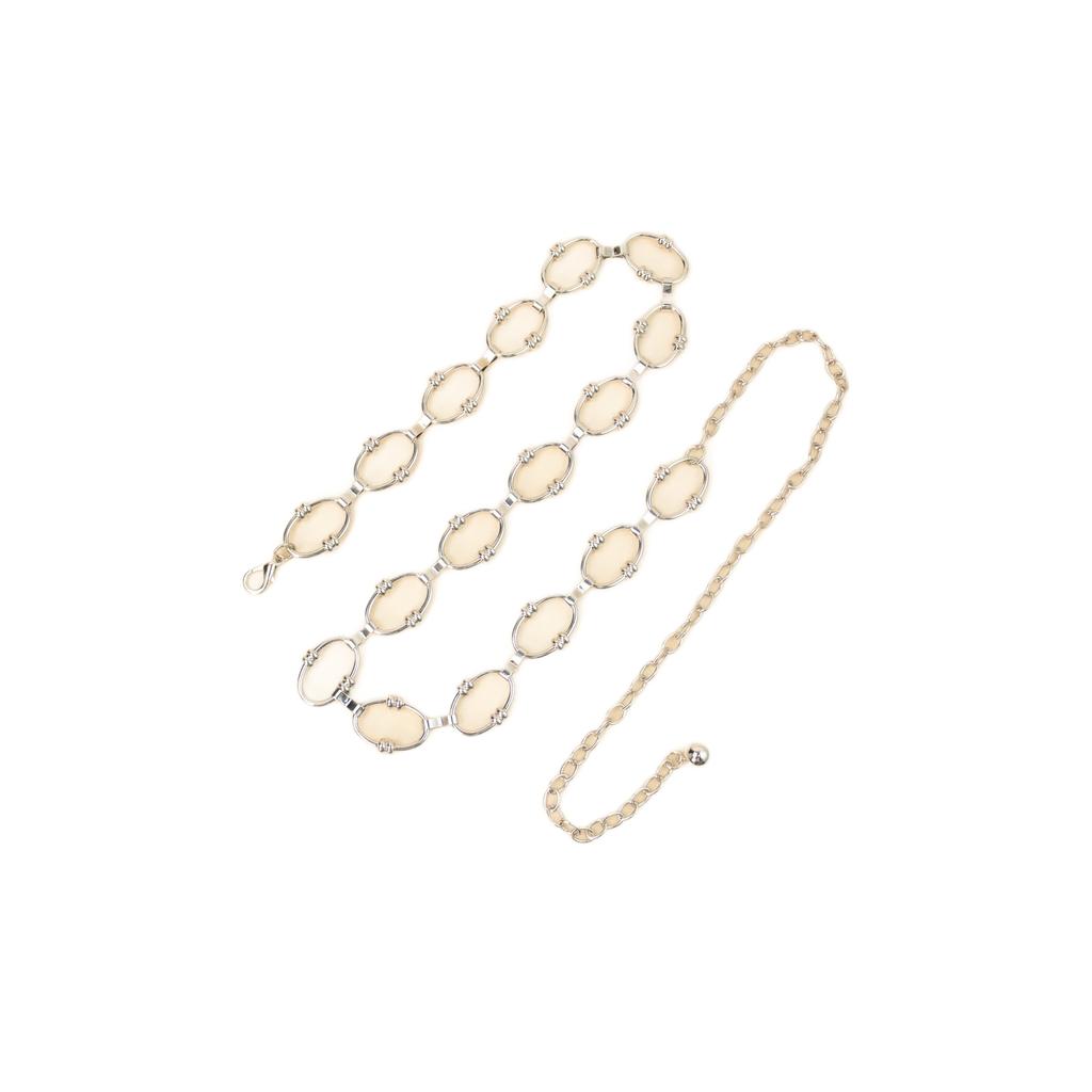 Waist Chain for Women Versatile Belt Accessory Suits Skirts Geometric Circle Waistband