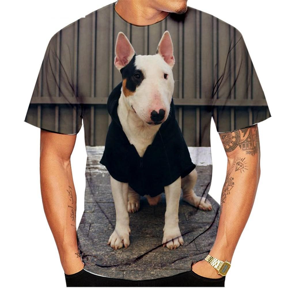 Men Women Children Summer Fashion Bulldog 3d Printing T-shirt Pet Dog Pattern Fashion Street Style Casual O-neck Clothing