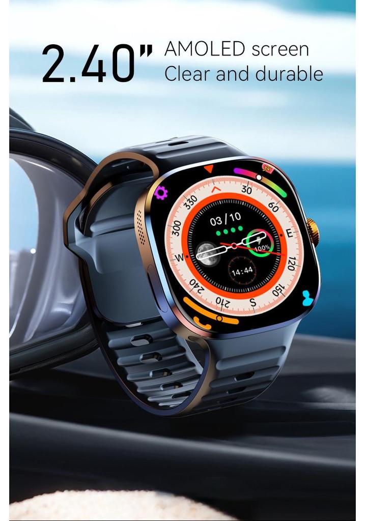 Global 5G Smartwatch m99: 2.4" Waterproof, Rotating Camera, Google Compatible