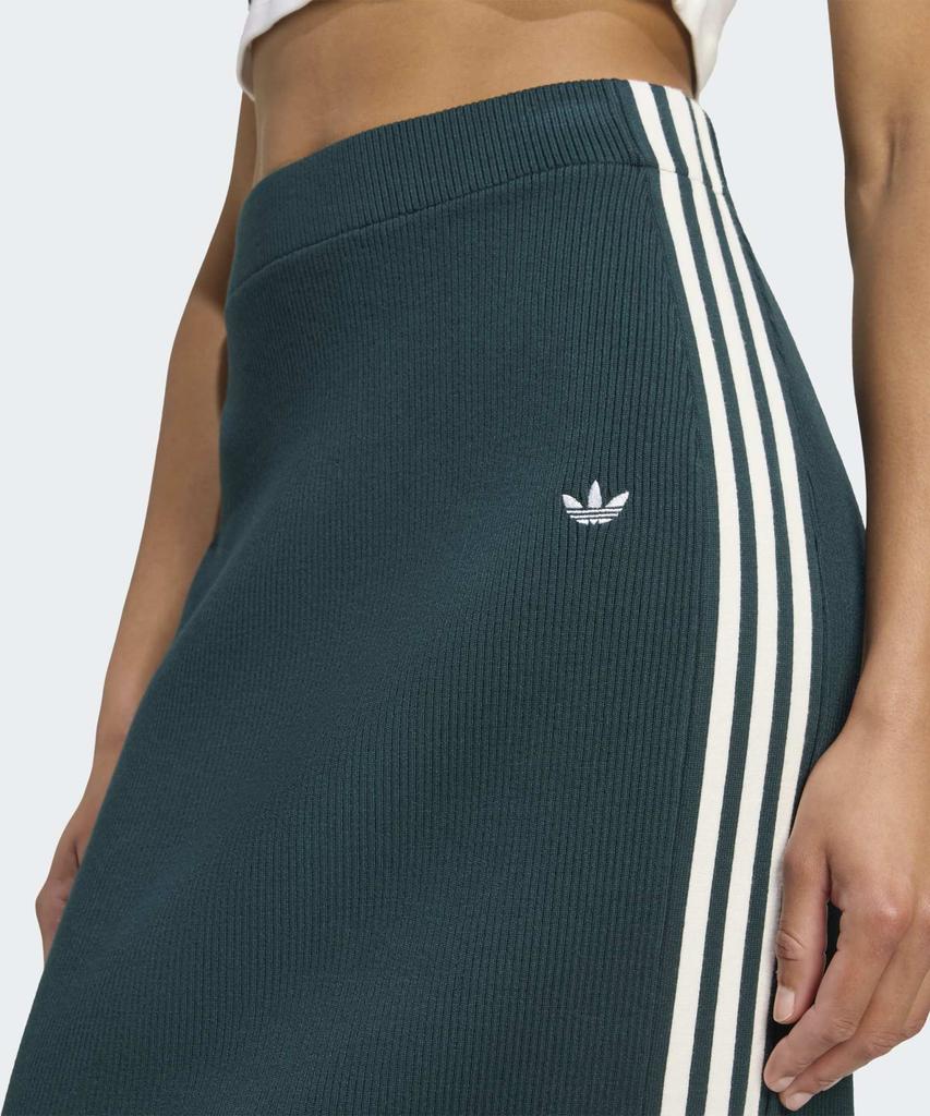 Adidas 3-Stripe Knit Skirt - Green / Jw2662