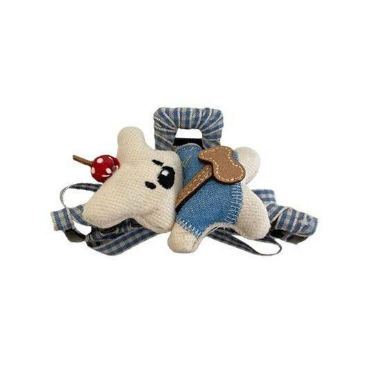 High-End 2025 Large Cartoon Bear Bow Hair Clip for Women - Bun & Shark Clip for Voluminous Hair