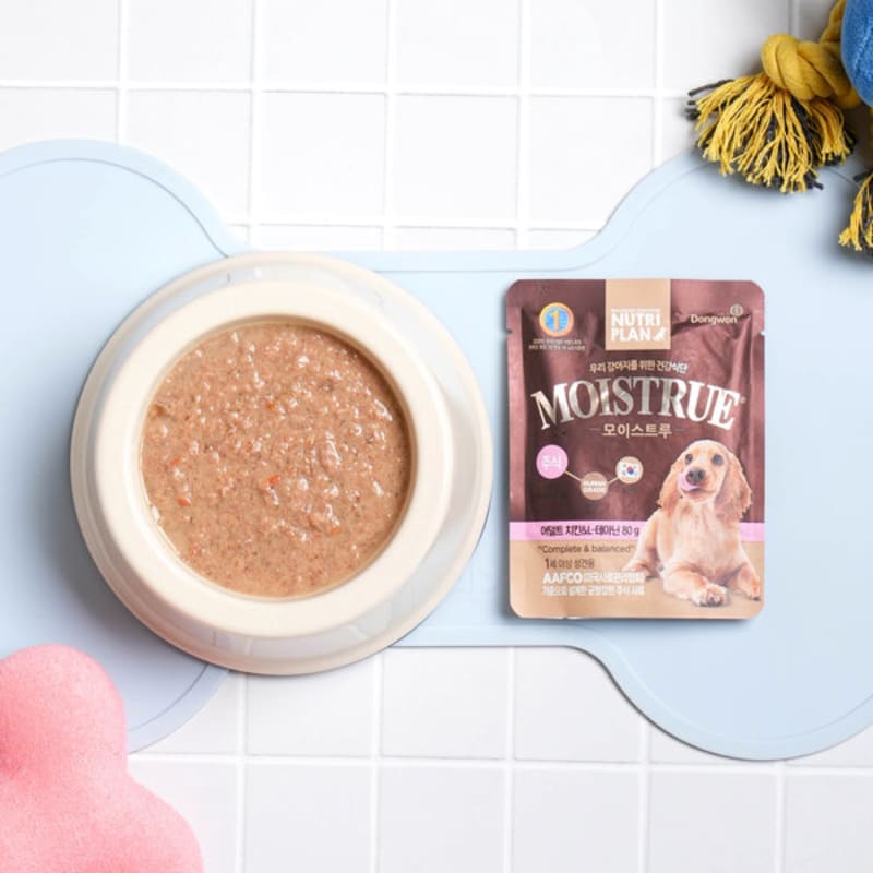 [Pet] Dongwon Nutriplan Moistru Adult Chicken & L-Theanine Poison 80 G