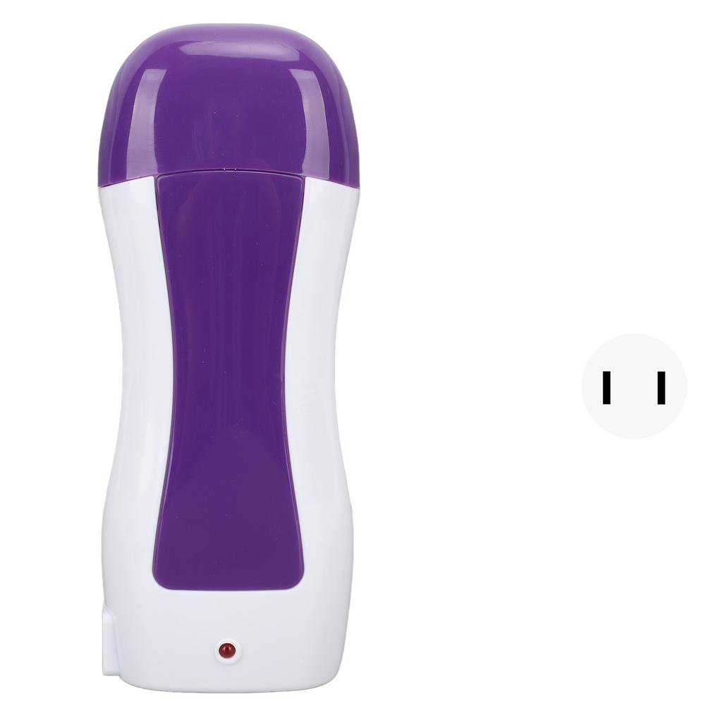 40W 100ML Roll On Wax Heater Single Cartridge Hair Removal Wax Heater Machine Purple US Plug 110V