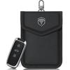 Faraday-Tasche für Schlüsselanhänger, Signalblocker-Hülle für Autoschlüsselanhänger, RFID-blockierender Schlüsselanhängerschutz, Wasserdichte Faraday-Tasche für Autoschlüssel, Keyless Entry