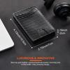 Aluminum Carbon Fiber Anti-Demagnetization Flip Card Holder for Men