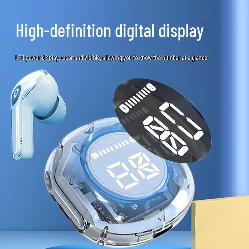 Air31 Transparent Bluetooth Earbuds, 2nd Gen In-ear Wireless TWS with Digital Display
