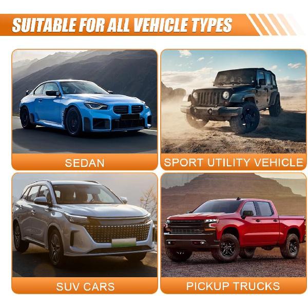 4PCS LED Grill Lights, Bright Car Front Grill DRL Lamps With Wiring Harness, Car Grid Bumper Trim Lights Auto Accessories, Compatible With F150 F250