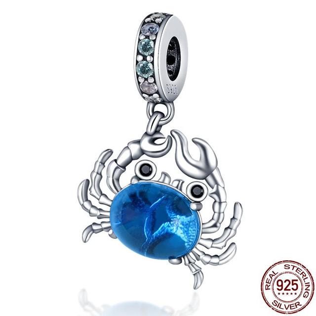 925 Sterling Silver Magic Color Chameleon Luminous Series Beads Suitable Fit Bracelet Charm Ms Jewelry Gift 
