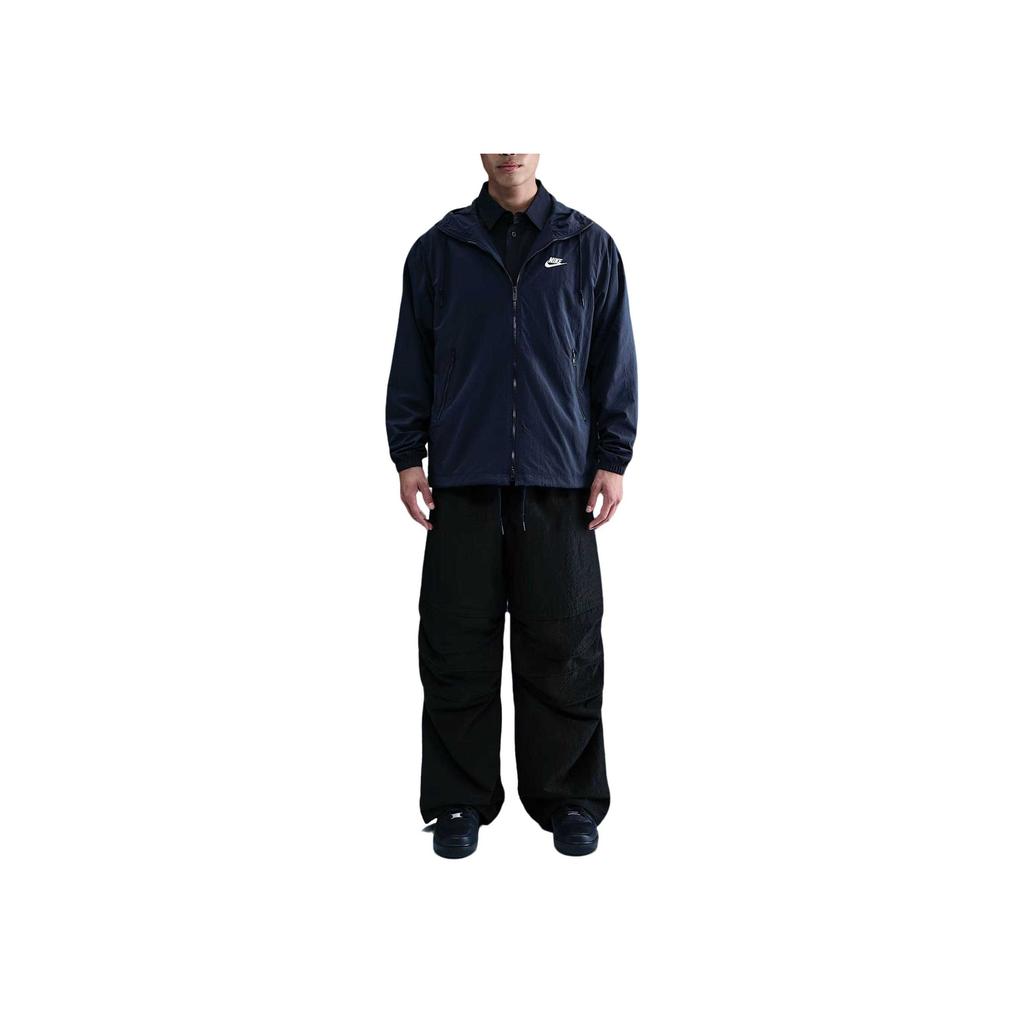 Nike Futura Long Sleeve Hooded Coach Windproof Warm Breathable Jacket Men jackets FB7398-410