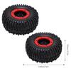 4pcs Rubber Tires 1/10 RC Soft Rubber Tyre for Racing RC Off Road On Road Car Accessories