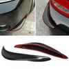 2Pcs Anti-Collision Scratch Patch Car Front Rear Bumper Corner Lip Guard Strip Sticker Protection Protector Crash Accessories
