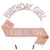 Birthday Girl Rhinestone Headband & Sash Set – Perfect Party Gift & Decoration