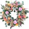 Artificial Flower Wreath Easter Valentines Day Hotel Restaurant Door Decorations