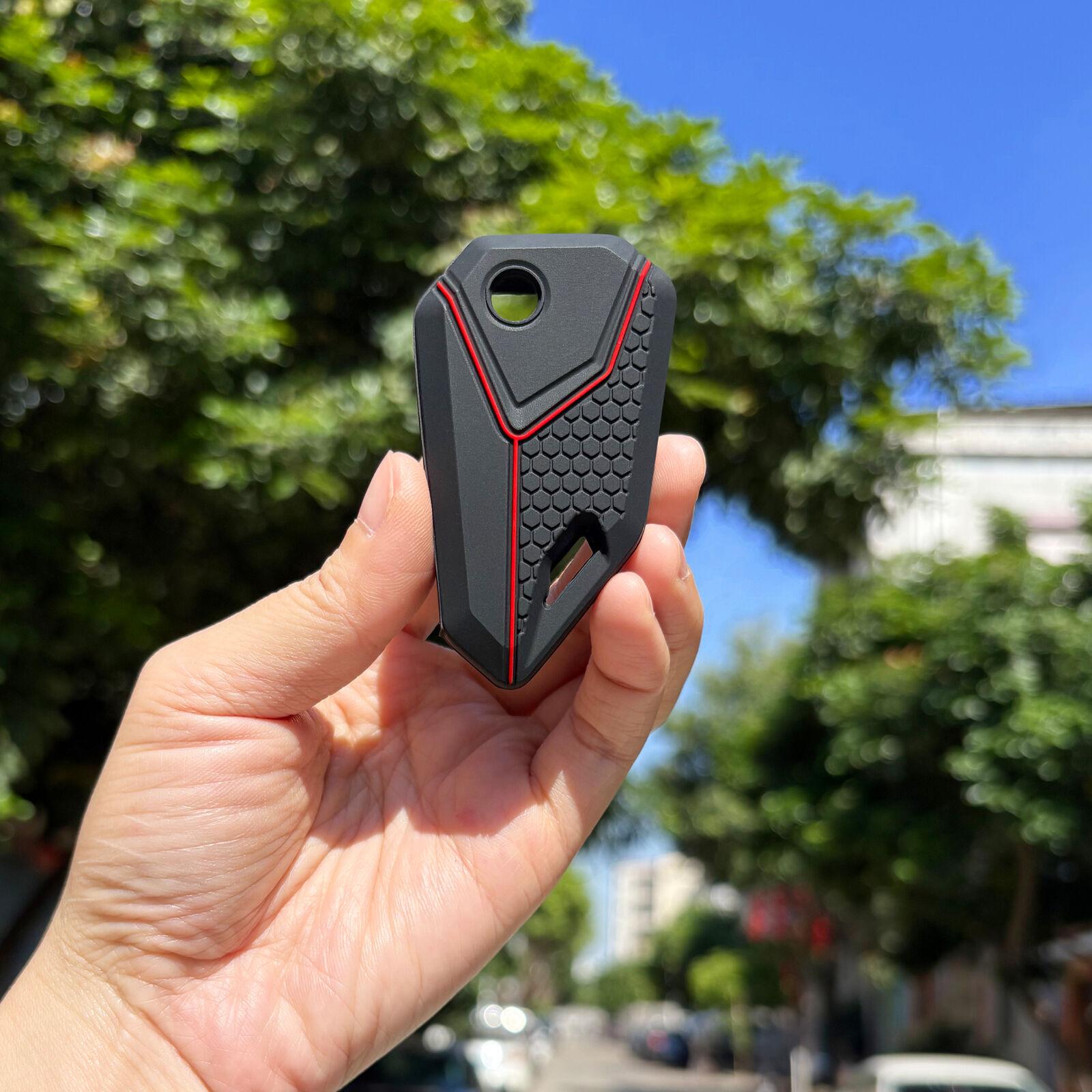 

Soft Keychain Fob Case For Honda Agusta For Yamaha For Suzuki CB125R CB150R CB250R CB300R Holder Key Case Cover Car Accessories