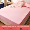 Nanjiren Washed Cotton Non-Slip Fitted Bedspread & Mattress Protector