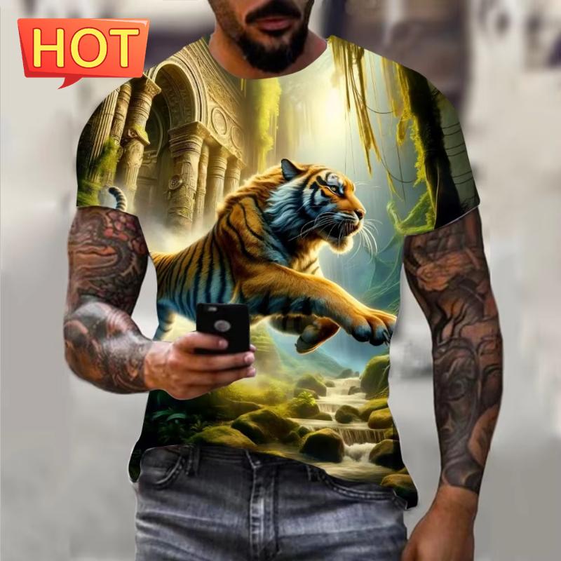 Fashion Animal Eagle Graphic T Shirt For Man Women 3D Printed Short-Sleeved Tees Fashion Plus Size Men's Tops Casual Kids Tops