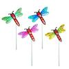 Metal Dragonfly Sculpture for Yard Decorative Garden Dragonfly Stake Rustproof