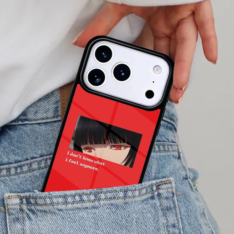 Aesthetic Sad Japanese Anime Phone Case for iPhone 16e 15 14 13 12 17 Pro Max Plus Air 17pro Cover Coque