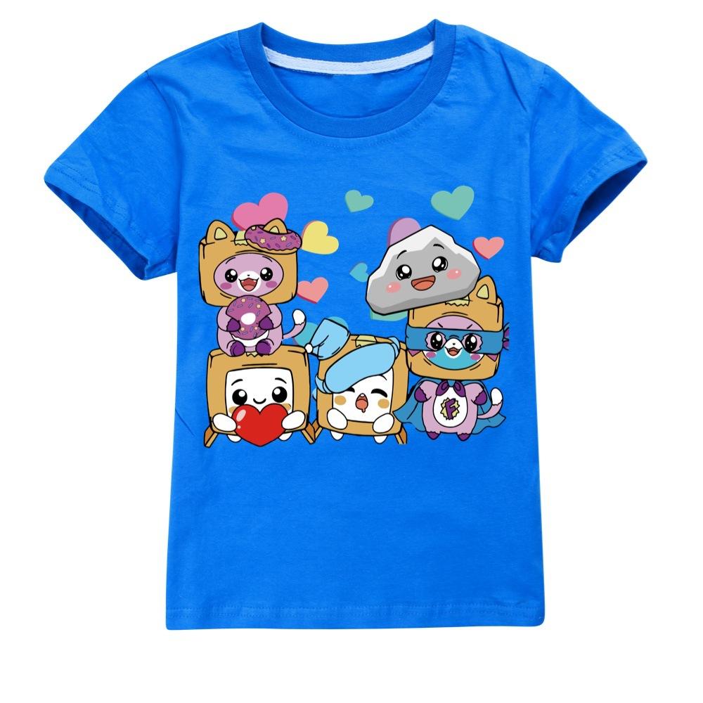 Children's Short Sleeve T-Shirt Girls Casual Comfort Top Daily Cute Print T-Shirts Girls