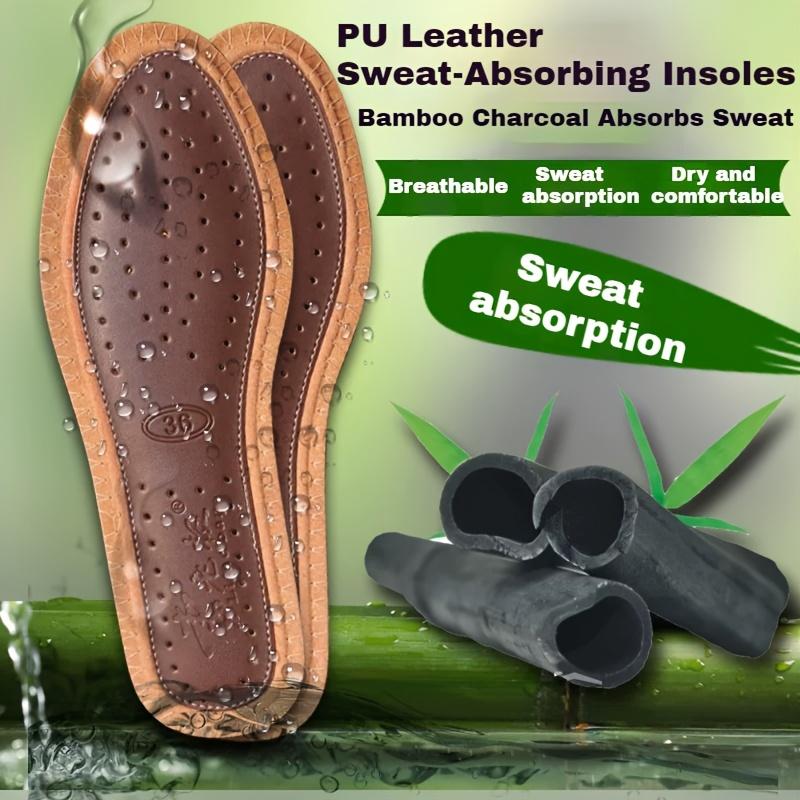 Unisex PU Insoles That Are Comfortable, Sweat-Absorbing, And Thick with Solid Cushioning. They Are Odor-Resistant And Breathable with Activated Carbon