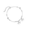 2025 Korean Niche Design S925 Sterling Silver Bow Bracelet for Women – Simple, Elegant Hand Jewelry