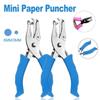 2Pcs Creative Single Hole Punching Machine Portable Punch Plier Handheld Hole Punch  School Supplies