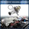 X Autohaux Engine Coolant Thermostat Housing for Chevrolet Silverado 1500 2500 1999-2003