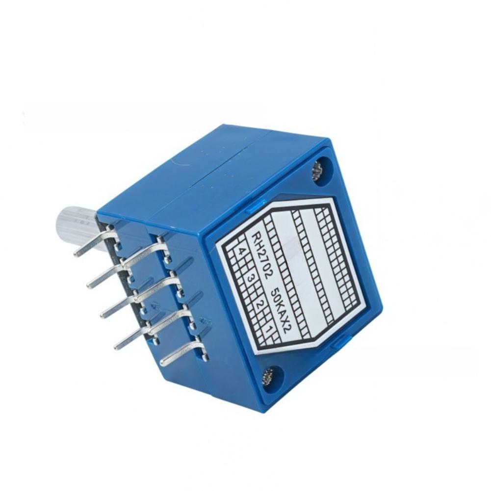 1pc RH2702 Resistance Stepping Dual-unit Channel Audio Volume Control Potentiometer For Hi-Fi Sound Systems
