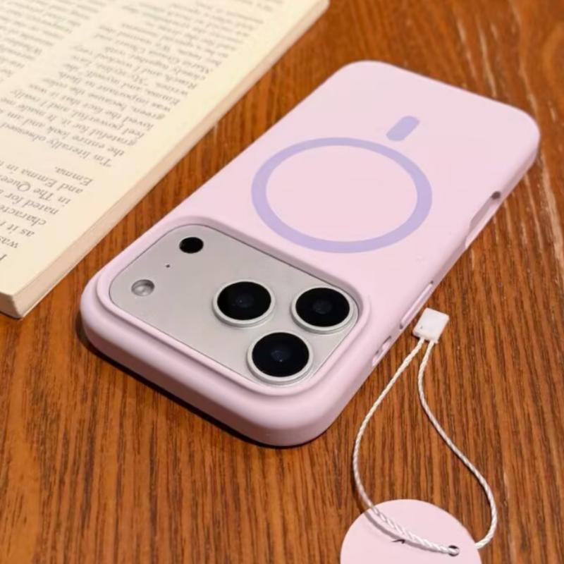 Bright Liquid Silicone For Magsafe Case For iPhone 17 Air 16 15 14 13 12 Pro Max Candy Color Wireless Charge Soft Cover