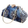 Bag Women'S Diamond Denim Bag Woven Clip Bag Women'S Tide Crossbody Shoulder Bag Handbag