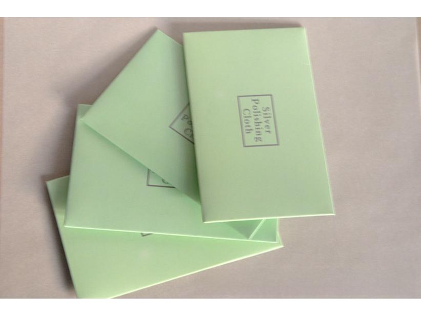 7 x 10 cm Silber-Reinigungstuch, reine Baumwolle, weich, zufällige Farbe, kostenloser Versand im ganzen Land