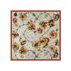 Summer ethnic style flower silk scarf women's neck small square scarf 61cm herringbone soft small scarf neck protection scarf