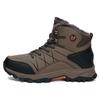 High-top Boots Men Comfortable Casual Anti-slip Breathable Warm Combat Boots Men Durable Plush Soft Outdoor Hiking Shoes Men
