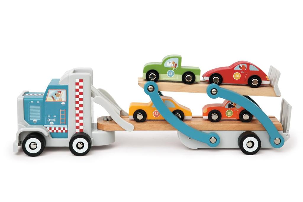 Scratch Carry Carry a wooden Carrier dřevěné autíčko na svahu autíčko 6181098 originální produkt (Poškrábat) auto!