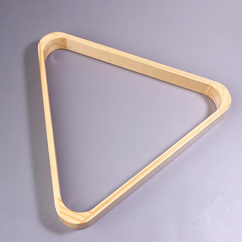 Pool Balls Holder Solid Wood Billiard Triangle 57mm American Size Durable Ball Rack for Professional and Home Pool Tables