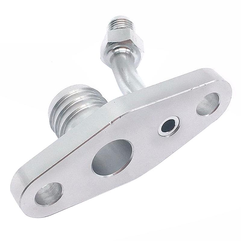 Premium Turbo Oil Feed Return Flange For TOYOTA CT9 CT12 CT20 CT26 4AN Feed With 20Mm Barb
