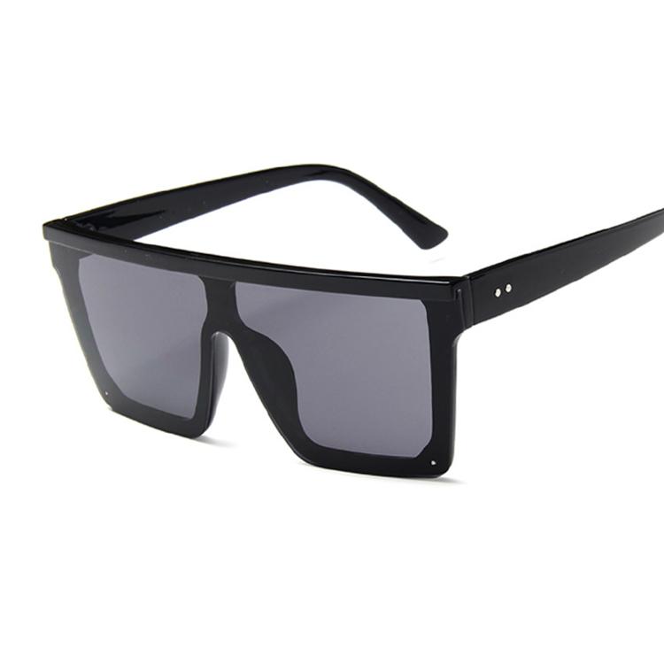 New Fashion Luxury Brand Square Sunglasses Women Vintage Oversize Sun Glasses Female Big Frame Shades Black Lady Uv400