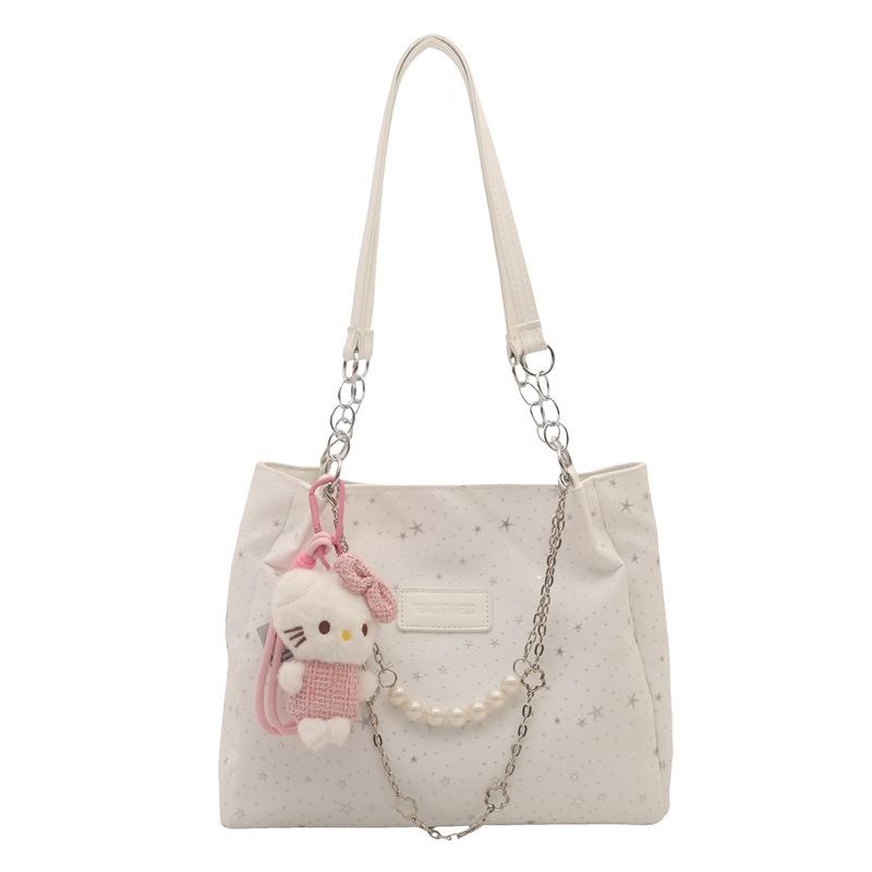 Korean version of trendy fashion bag women's new largecapacity casual shoulder bag temperament versatile commuter tote bag
