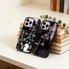 Gothic Sigilism Cross Phone Case For iPhone 17,16,15,14,13,12,11 Plus,Pro Max,XS,Colored Silver Plated Inside Cover