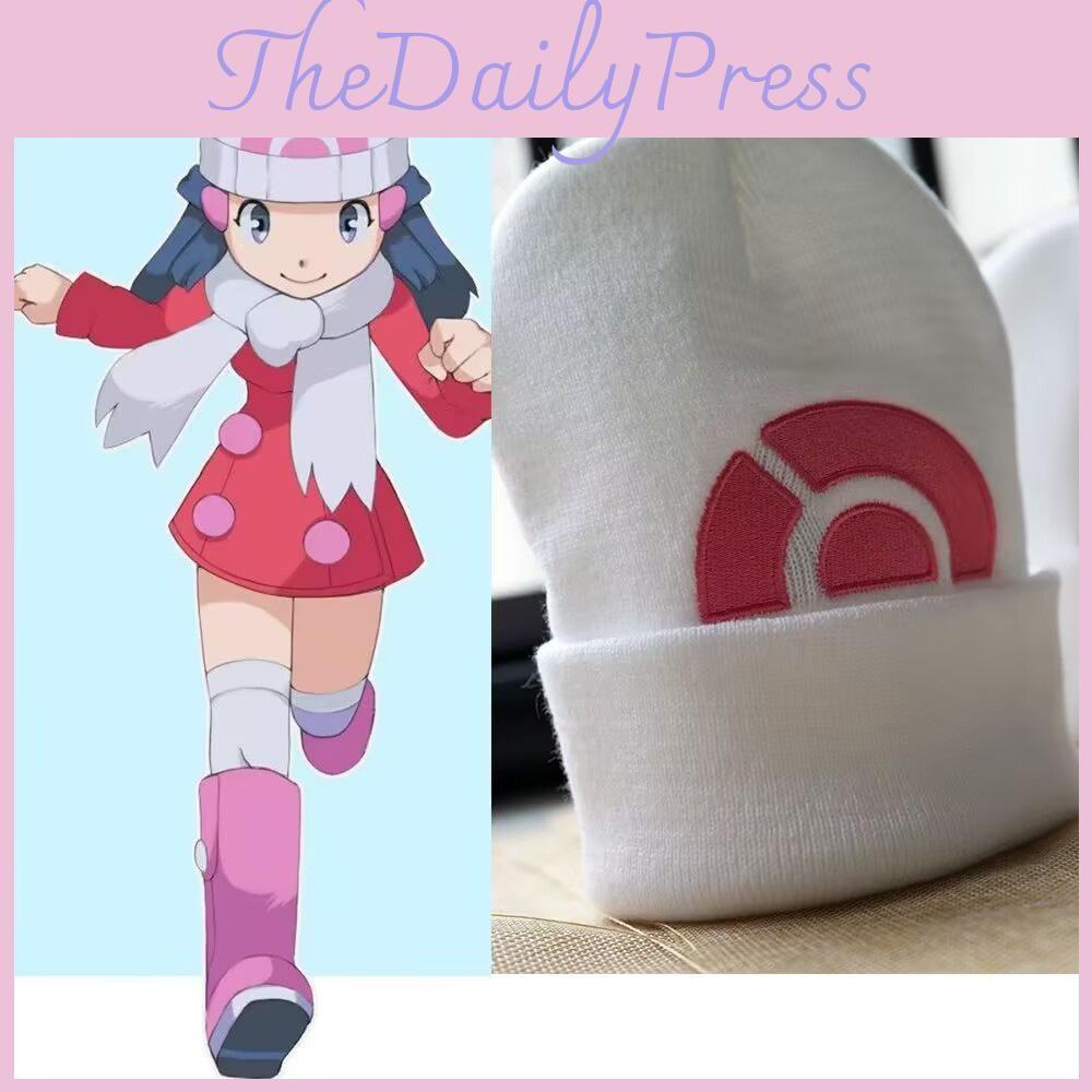Cartoon Embroidered Dawn Knitted Windproof Hat For Outdoor Enthusiasts