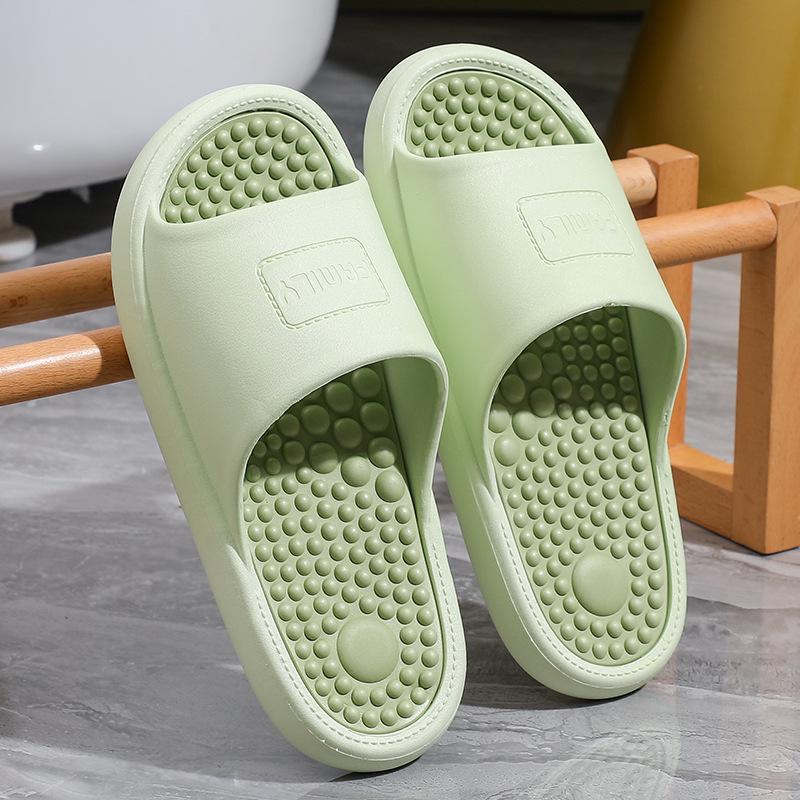 Unisexowe Letnie Zewnętrzne Antypoślizgowe Klapki Masujące do Kąpieli dla Mężczyzn i Kobiet