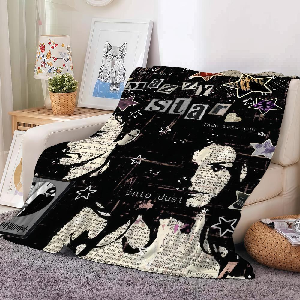 Band Singer M-Mazzy S-Star So Tonight That I Might See Blanket For Sofa Office Bed Plane Travel Sleep Relax Camping Soft Warm