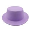 Unisex Retro Flat Brim Jazz Fedora - Autumn/Winter Wide Brim Hat for Street Style & Sunshade