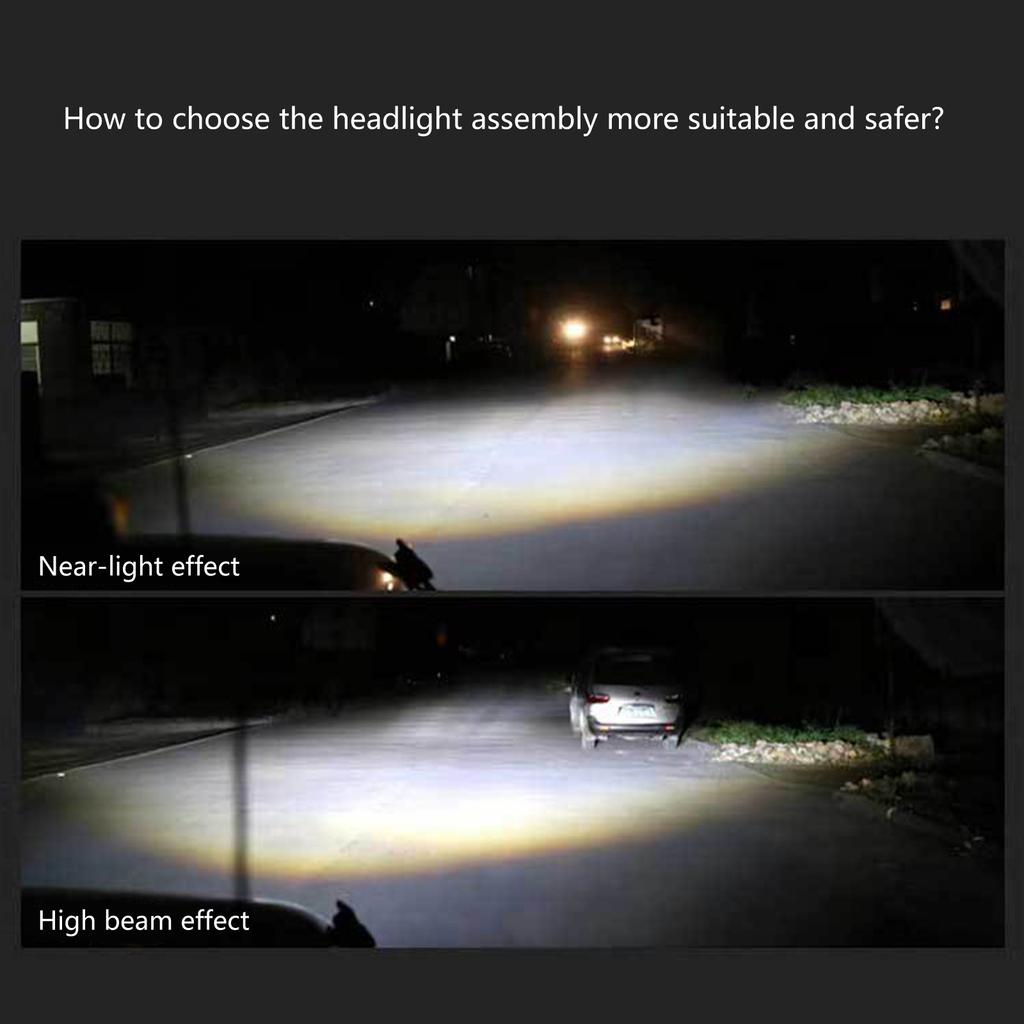 LED Auto Car Motorcycle Spotlight Fog Light Electric Vehicle Headlight-Bulb High-Beam for Sportsters XL VRSCD Waterproof