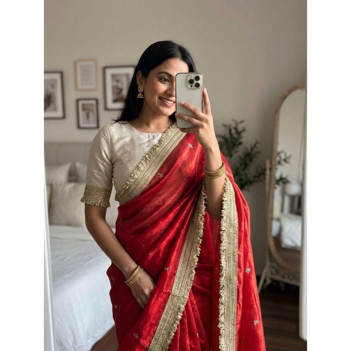 New Launch – Designer Party Wear Space Silk Saree Collection