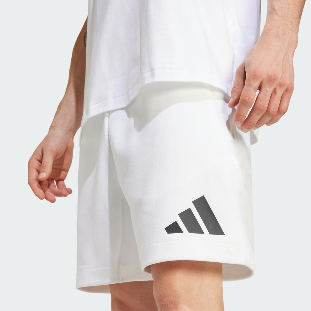 Adidas Z.N.E. FW24 Color Block Logo Comfortable Versatile Mid Waist Shorts Men Shorts White JJ4893