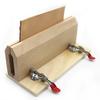 Leather Stitching Clamp - DIY Wooden Sewing Horse with Adjustable Jaws, Desktop Tool for Leathercraft, Bookbinding & Repair